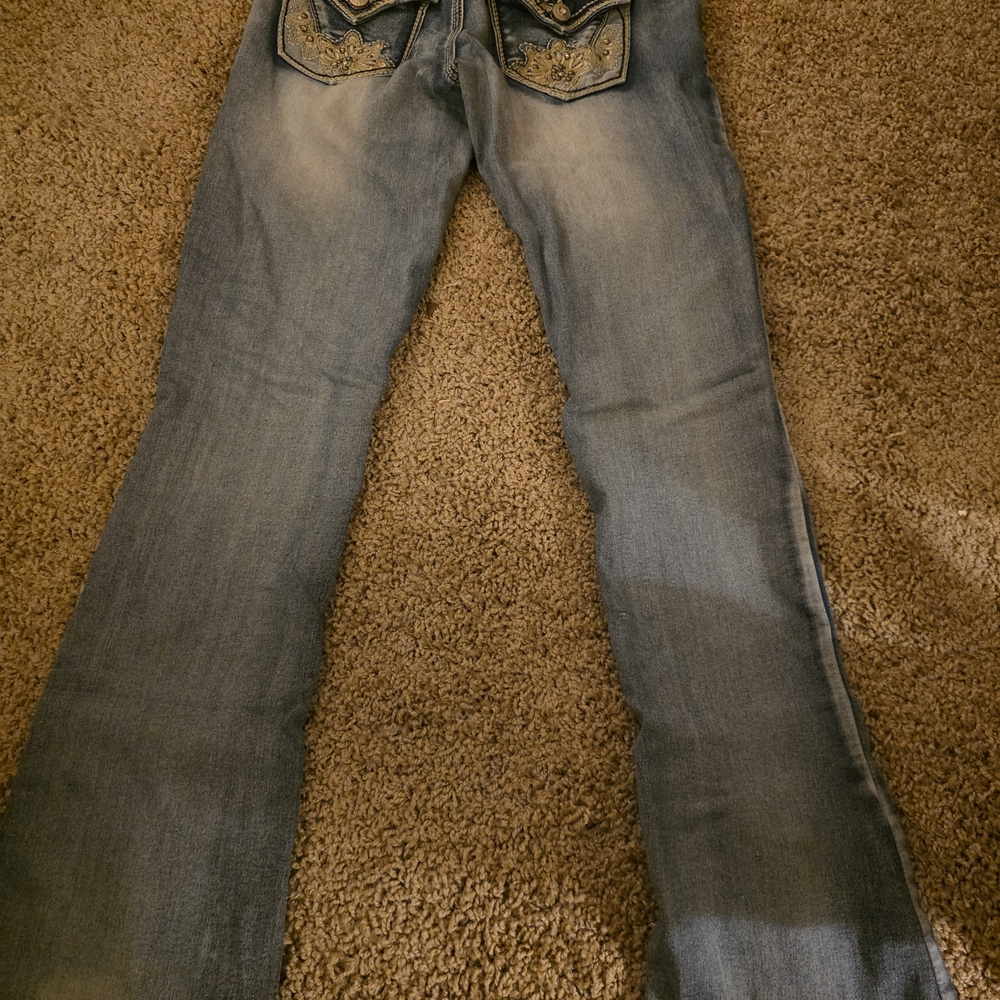 Hydraulic Blue Boot Cut Jeans for Women Size 1/2